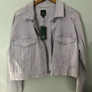 wild fable lavender jean jacket